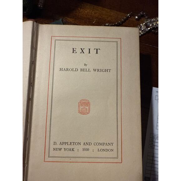 Exit by Harold Bell Wright - Picture 5 of 5